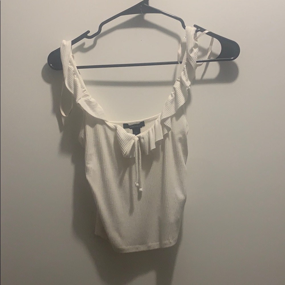 White crop top